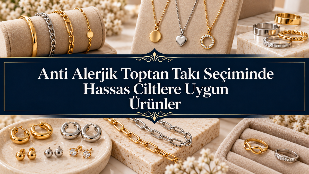 Anti Alerjik Toptan Takı Seçiminde Hassas Ciltlere Uygun Ürünler