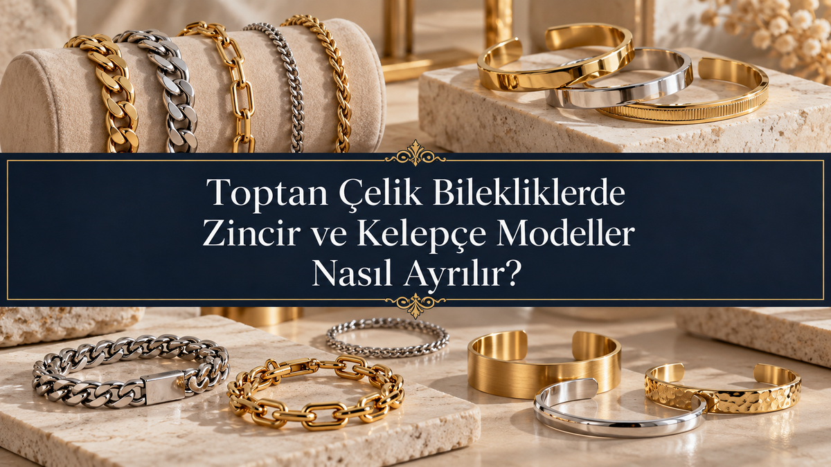 Toptan Çelik Bilekliklerde Zincir ve Kelepçe Modeller Nasıl Ayrılır?