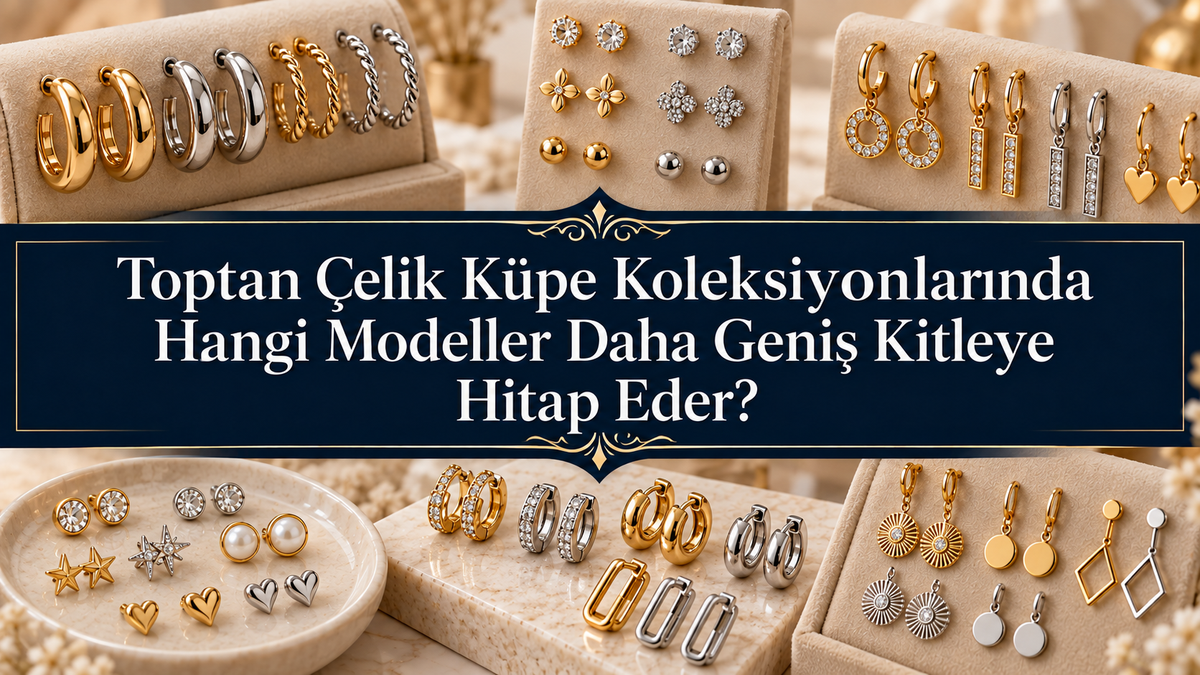 Toptan Çelik Küpe Koleksiyonlarında Hangi Modeller Daha Geniş Kitleye Hitap Eder?