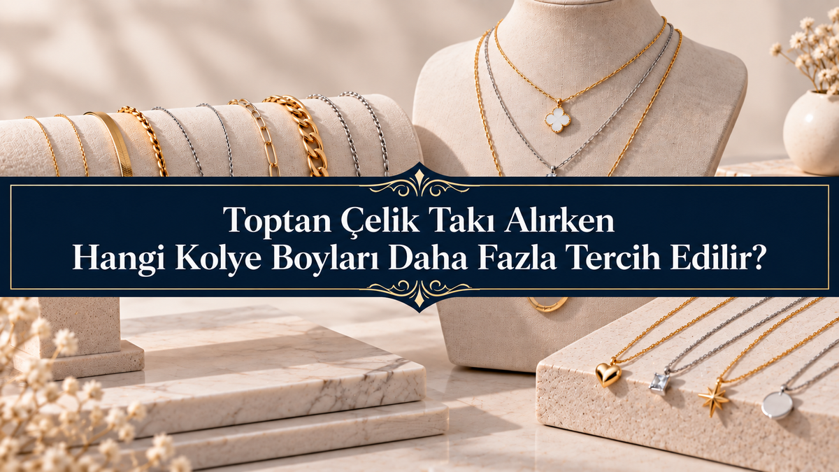 Toptan Çelik Takı Alırken Hangi Kolye Boyları Daha Fazla Tercih Edilir?