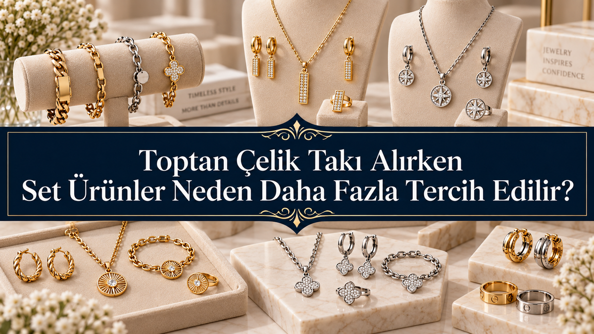 Toptan Çelik Takı Alırken Set Ürünler Neden Daha Fazla Tercih Edilir?