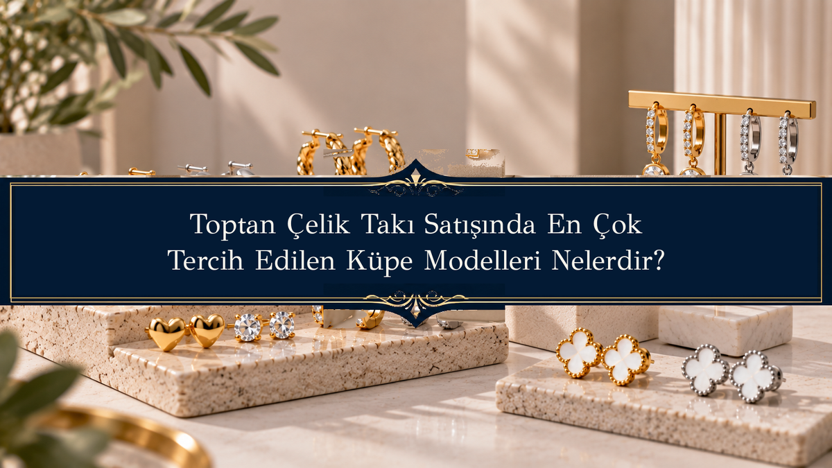 Toptan Çelik Takı Satışında En Çok Tercih Edilen Küpe Modelleri Nelerdir?