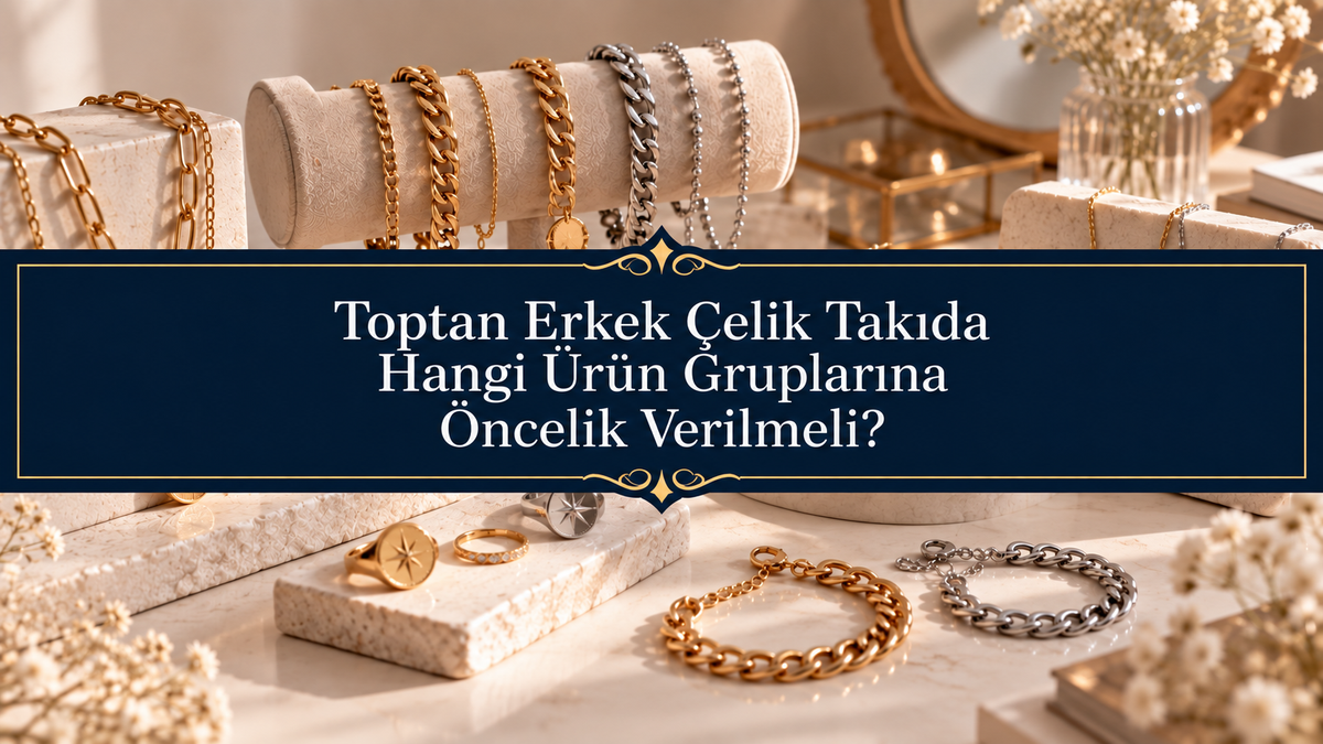 Toptan Erkek Çelik Takıda Hangi Ürün Gruplarına Öncelik Verilmeli?