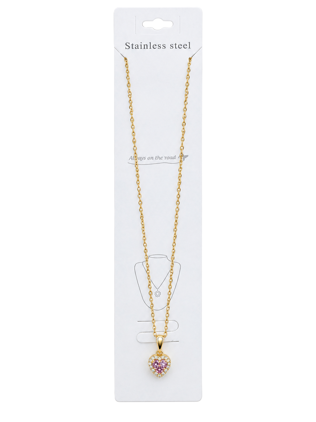 Çelik Kolye GOLD 45cm