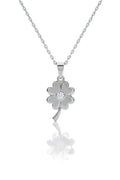 Çelik Yonca Kolye SILVER 45cm