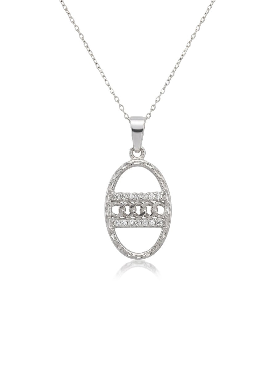 Çelik Kolye SILVER 45cm
