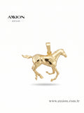 AXXION Koşan At Kolye Ucu GOLD