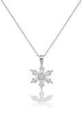 Çelik Lotus Kolye SILVER 45cm