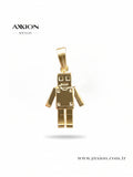 AXXION Robot Kolye Ucu GOLD