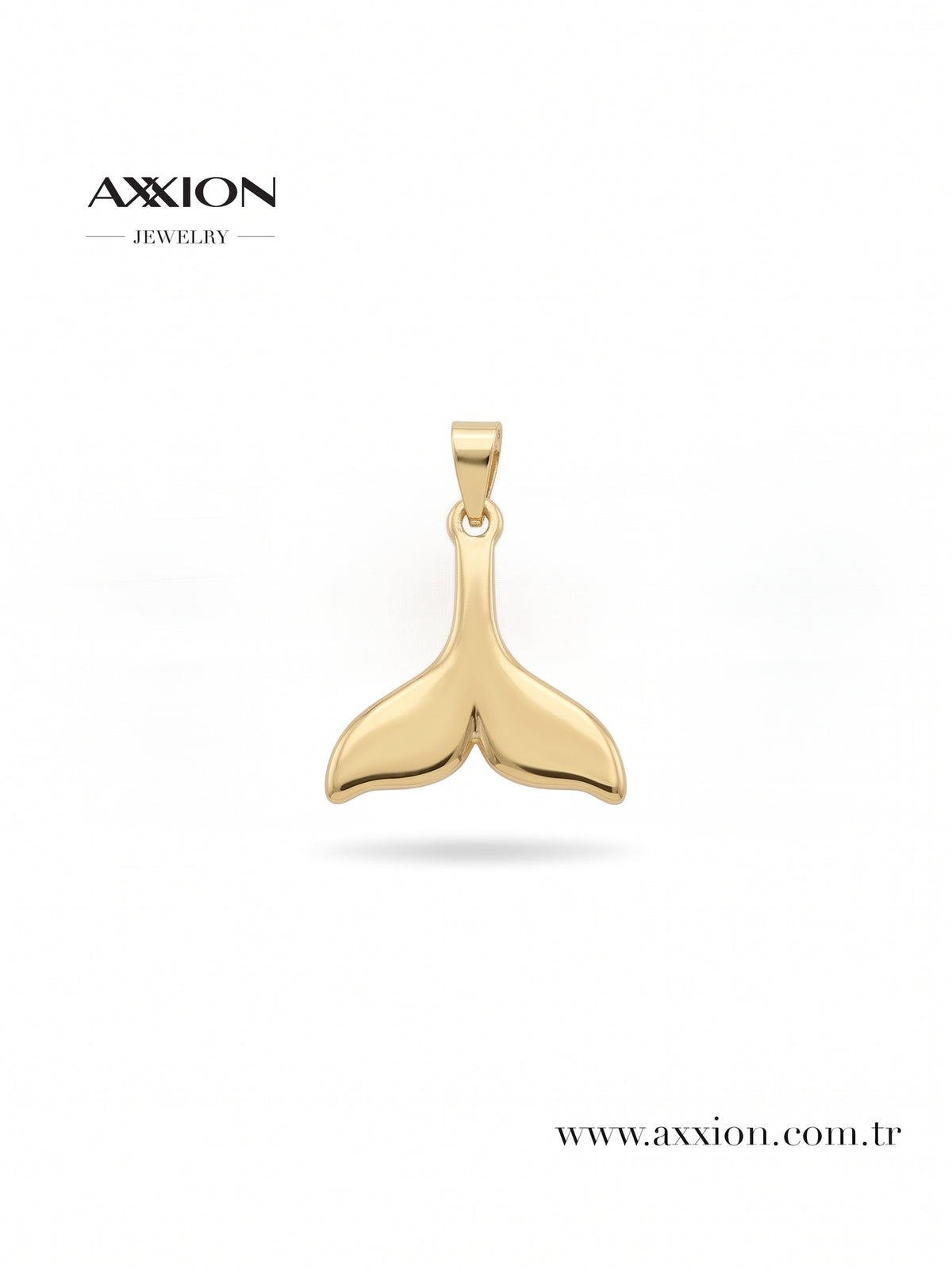 AXXION Deniz Kızı kuyruğu Kolye Ucu GOLD