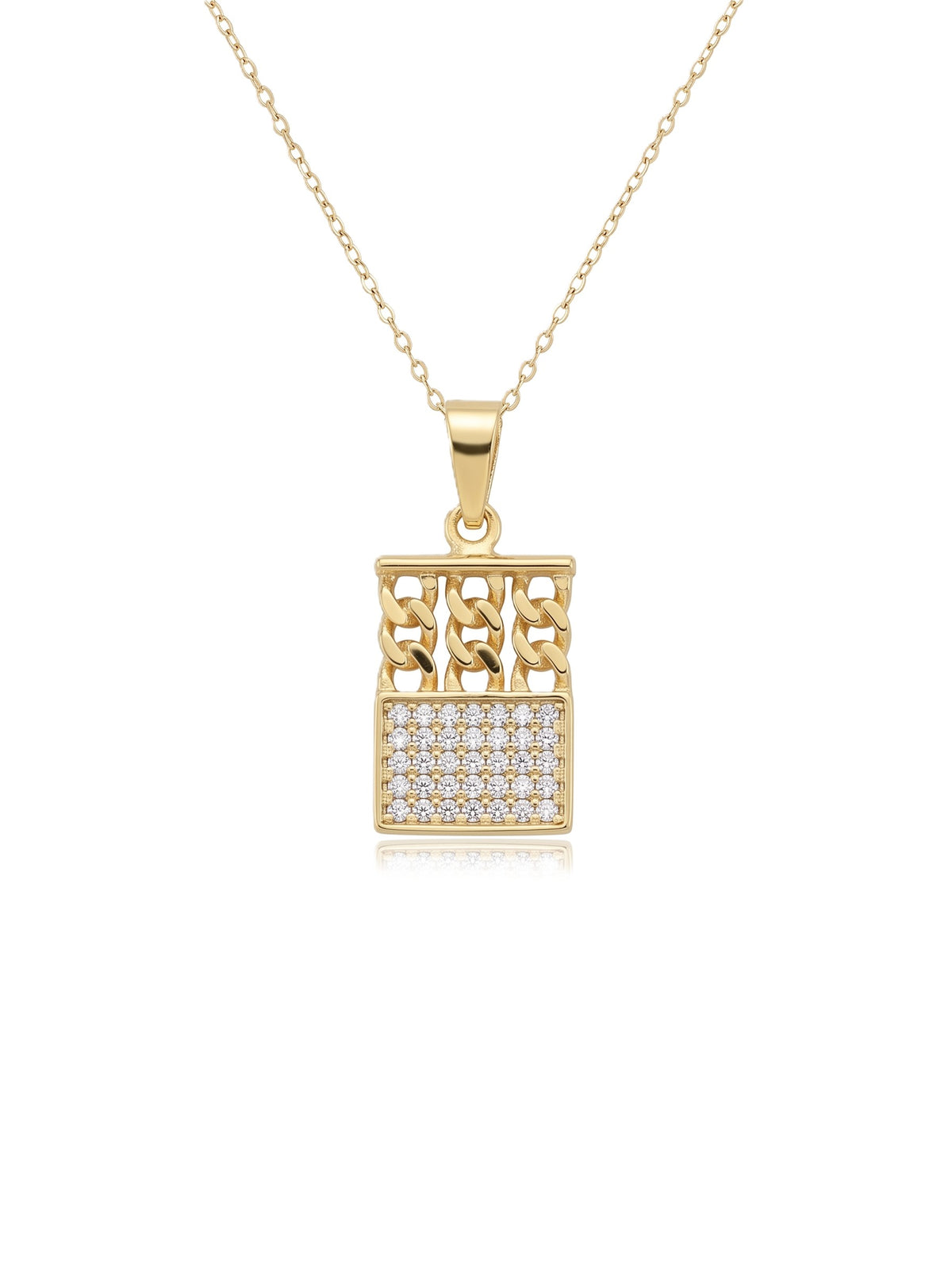Çelik Kolye GOLD 45cm