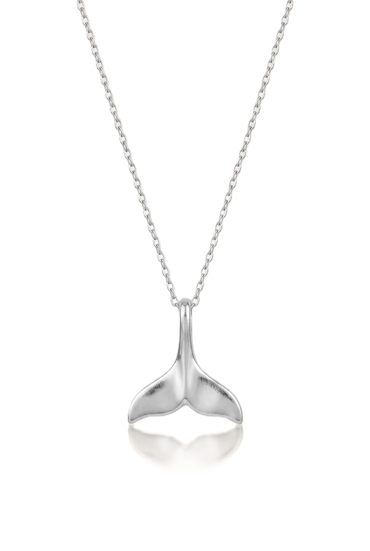 Çelik Balina Kolye SILVER 45cm