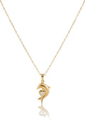 Çelik Yunus Kolye GOLD 45cm