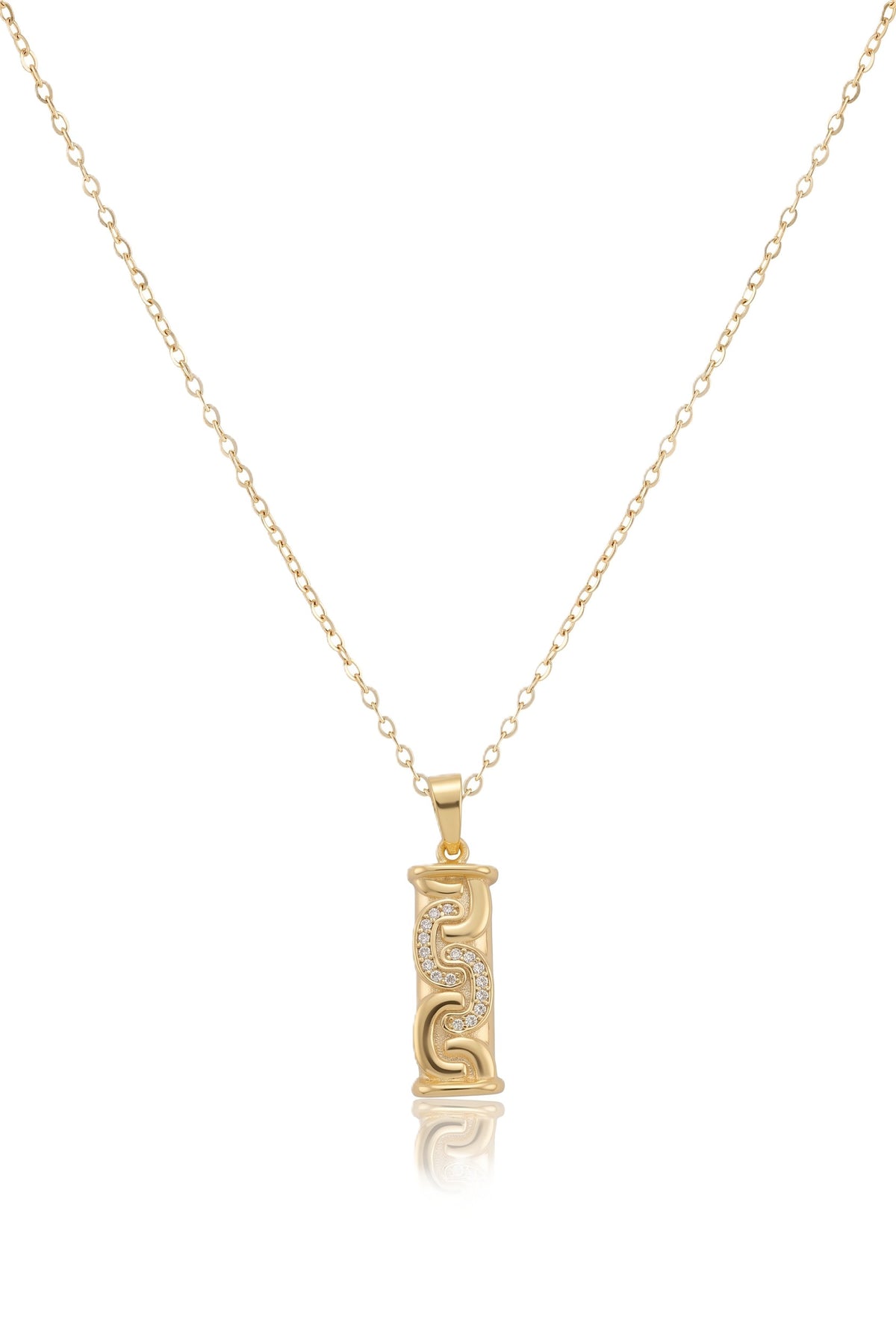 Çelik Kolye GOLD 45cm