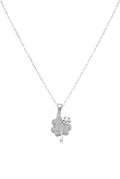 Çelik Yonca Kolye SILVER 45cm