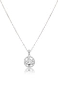 Çelik Hayat Ağacı Kolye SILVER 45cm
