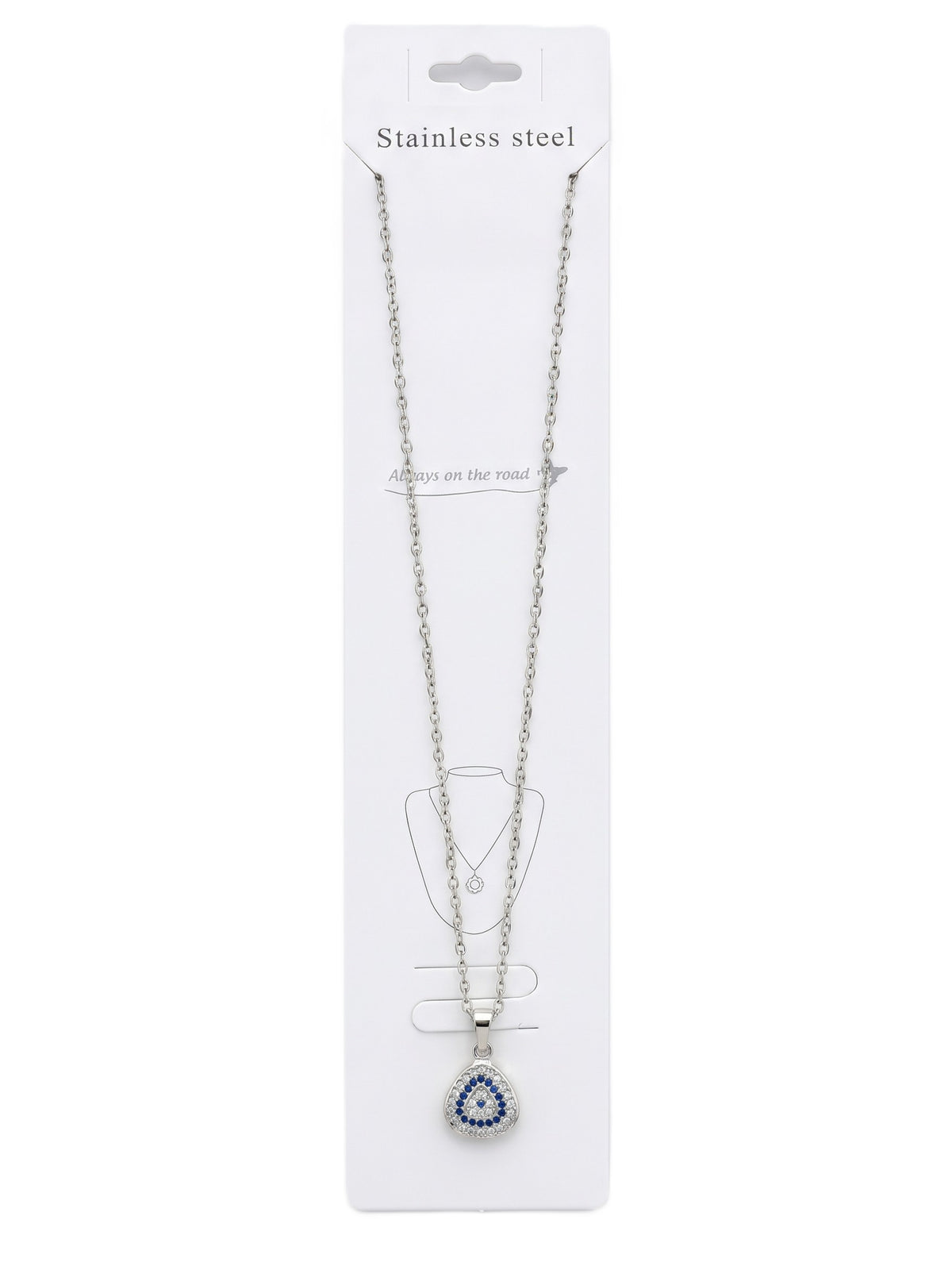 Çelik Kolye SILVER 45cm