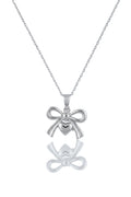 Çelik Fiyonk Kolye SILVER 45cm