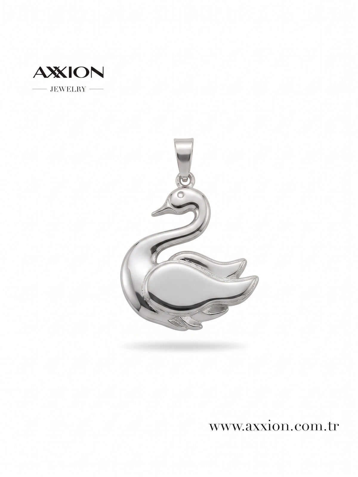 AXXION Kuğu Kolye Ucu SILVER