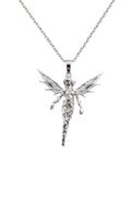 Çelik Melek Kolye SILVER 45cm