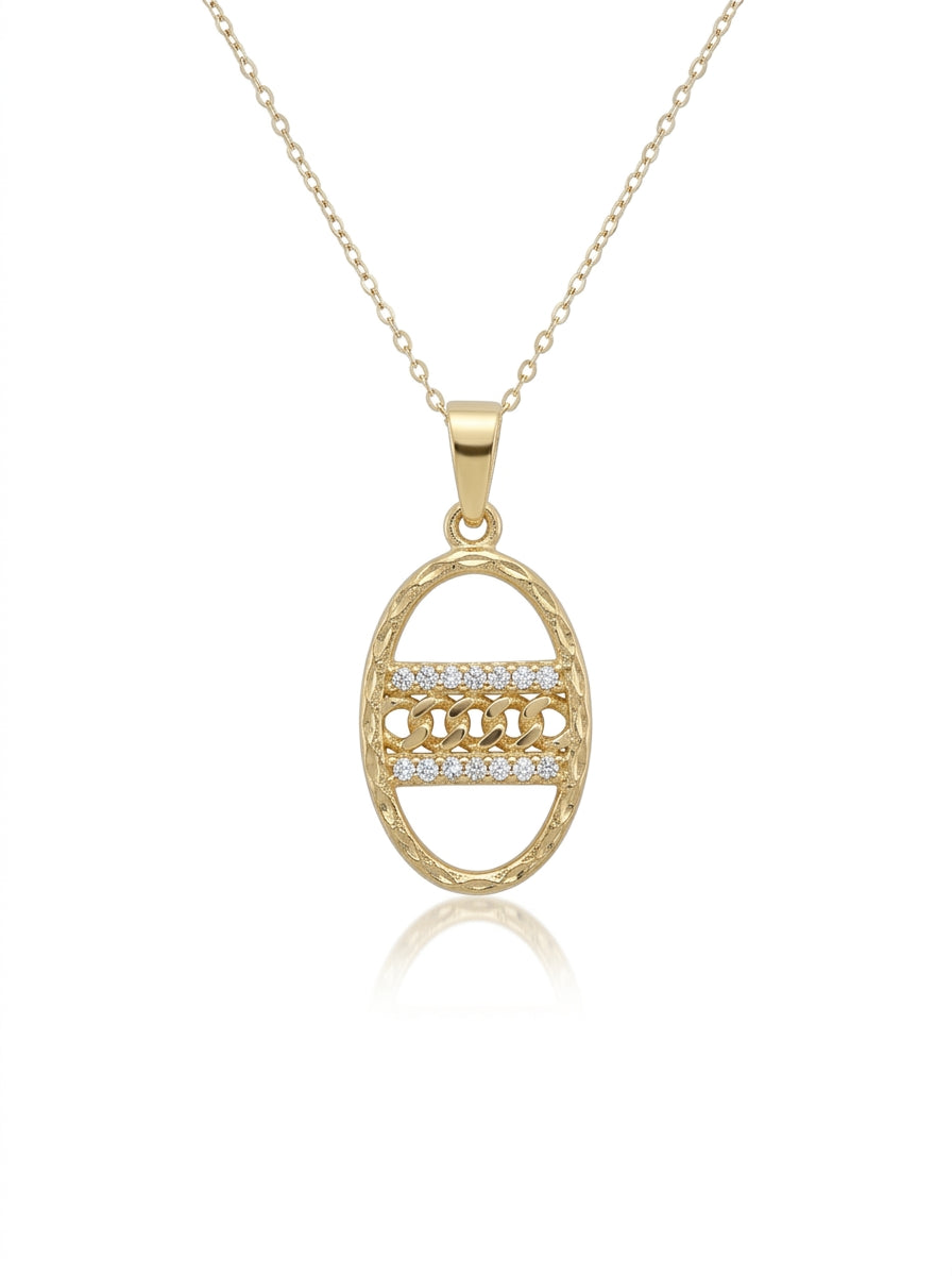 Çelik Kolye GOLD 45cm