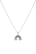Çelik Gökkuşağı Kolye SILVER 45cm