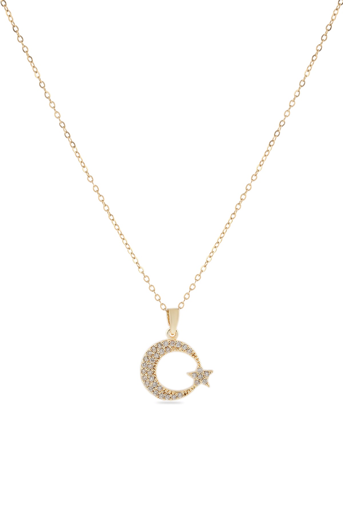 Çelik Kolye GOLD 45cm