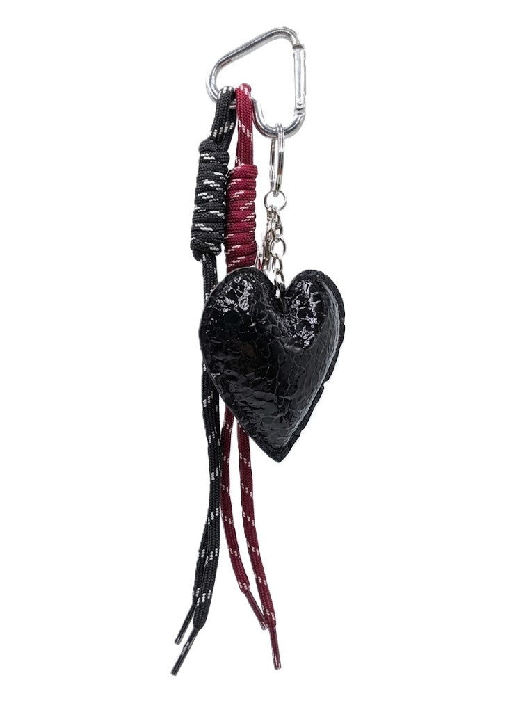 Çanta Kalp Charm SİYAH