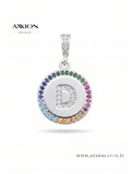 AXXION Harf Kolye Ucu SILVER "D"