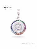 AXXION Harf Kolye Ucu SILVER "G"