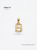 AXXION Harf Kolye Ucu GOLD "B"