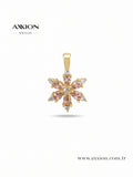 AXXION Lotus Çiçeği Kolye Ucu GOLD