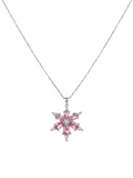 Çelik Lotus Kolye SILVER 45cm