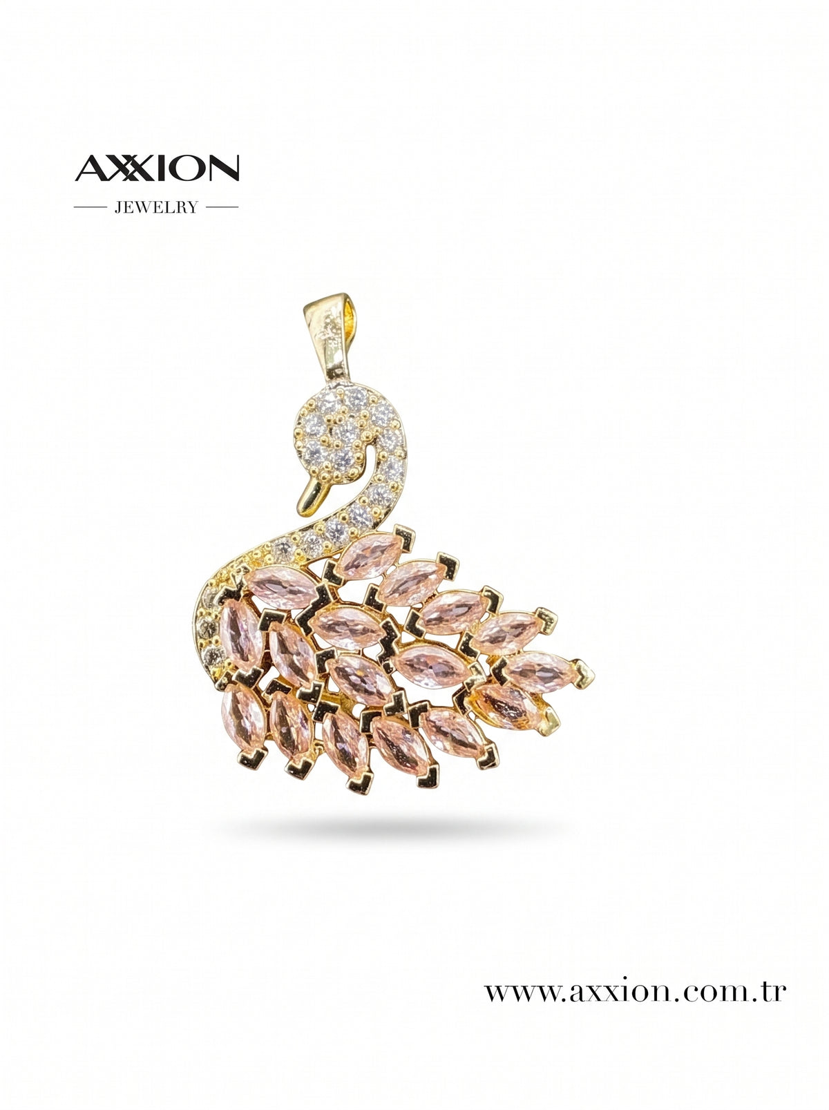 AXXION Kuğu Kolye Ucu GOLD