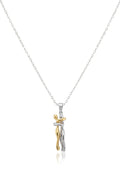 Çelik Sevgili Kolye SILVER 45cm