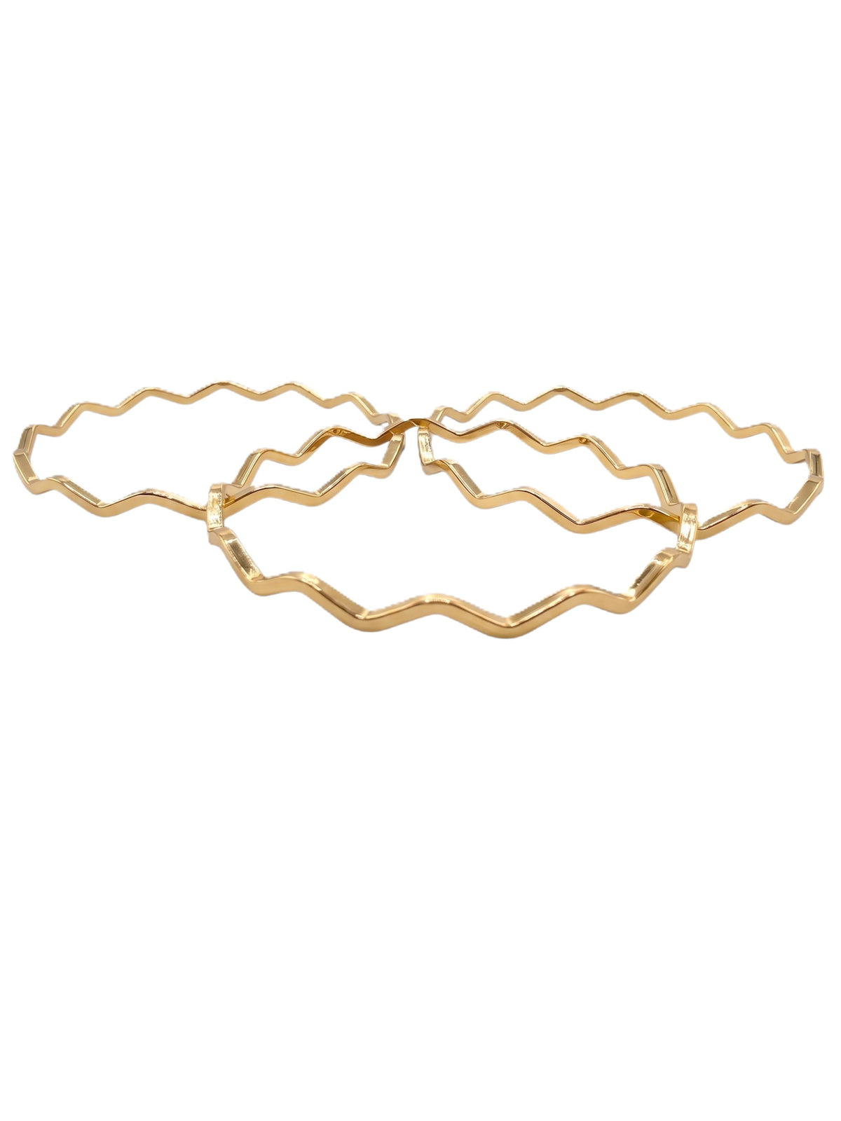 Çelik Üçlü Ajda Bileklik GOLD