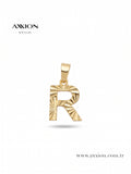 AXXION Harf Kolye Ucu GOLD "R"