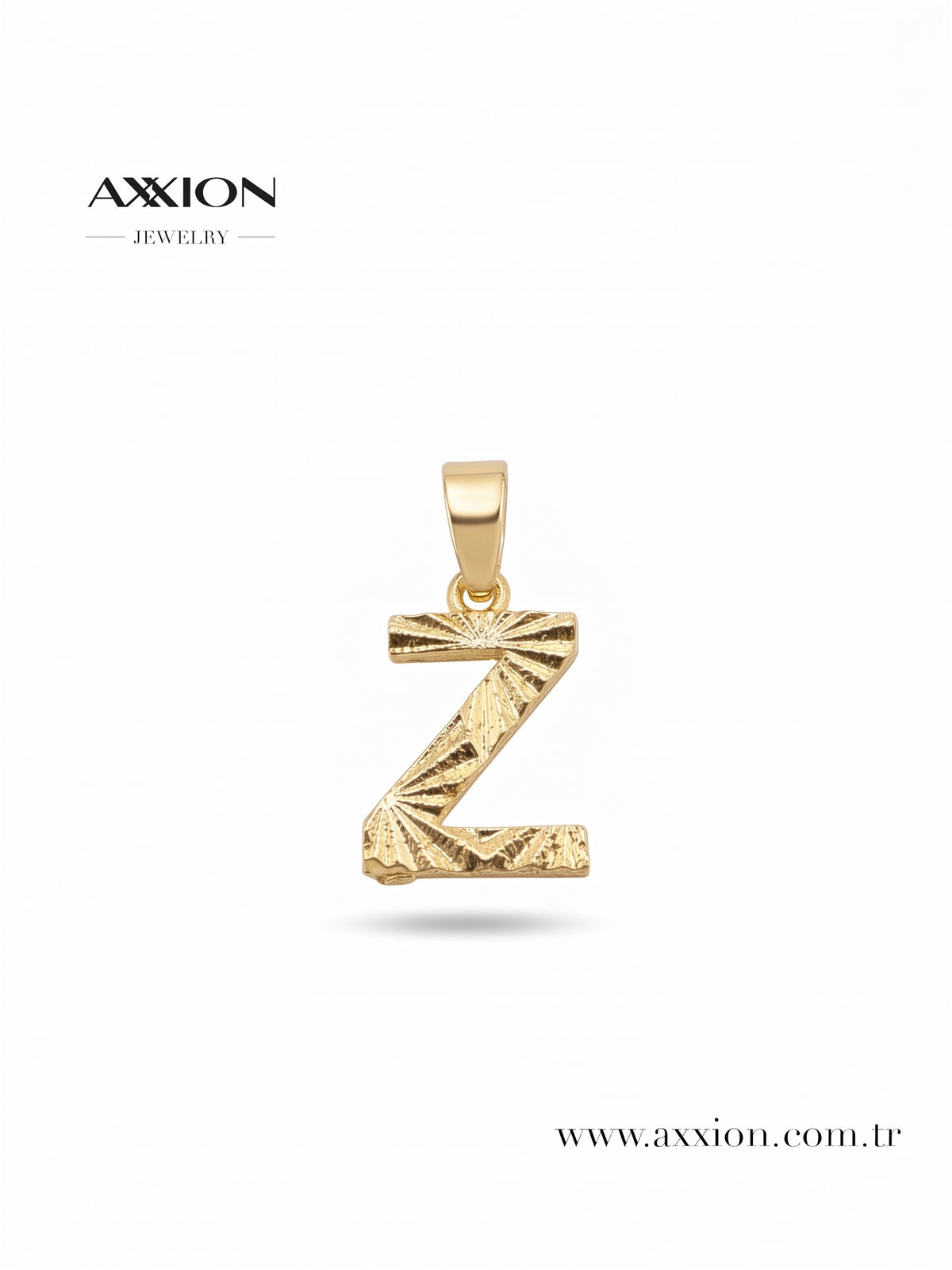 AXXION Harf Kolye Ucu GOLD "Z"