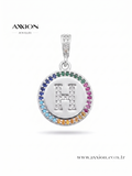 AXXION Harf Kolye Ucu SILVER "H"
