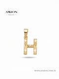 AXXION Harf Kolye Ucu GOLD "H"