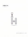AXXION Harf Kolye Ucu SILVER "H"