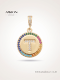 AXXION Harf Kolye Ucu GOLD "T"