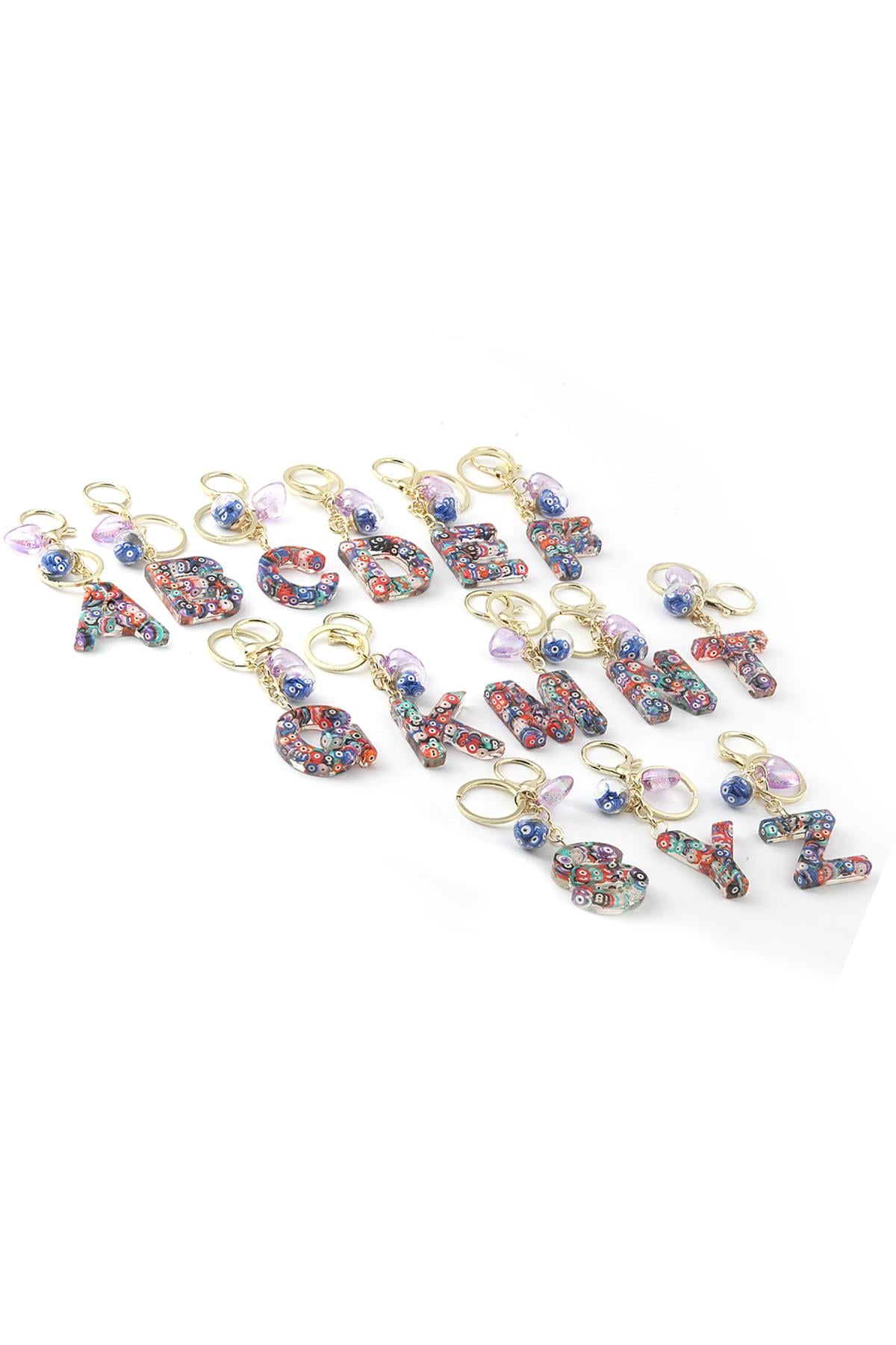 Letter Keychain (24-Piece)