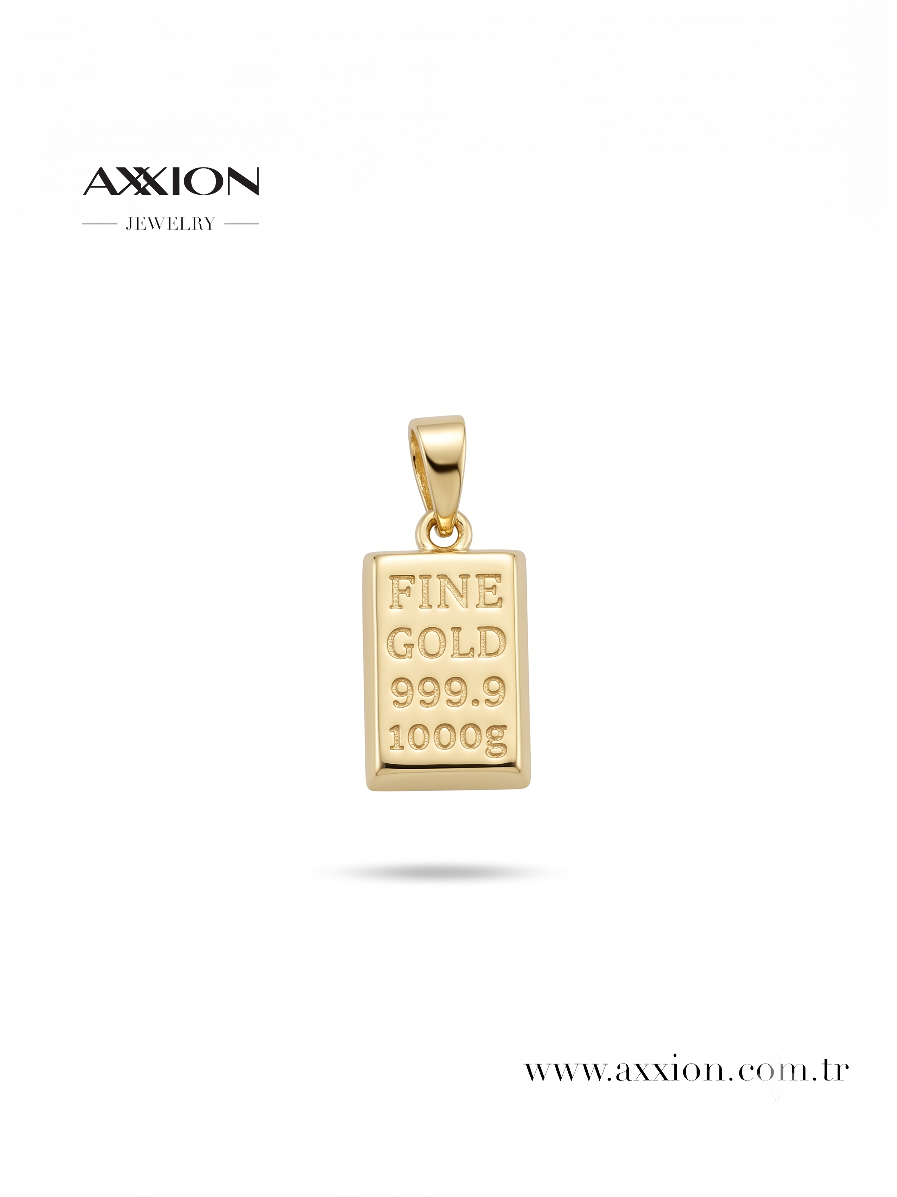 AXXION 14K Kolye Ucu GOLD