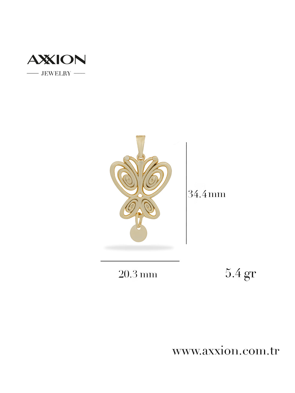 AXXION Kolye Ucu GOLD