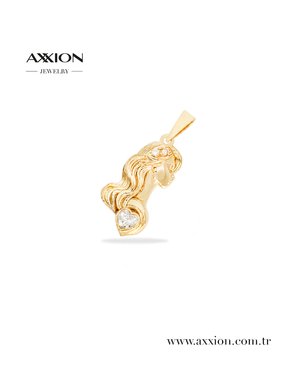 AXXION 14K Necklace Pendant GOLD