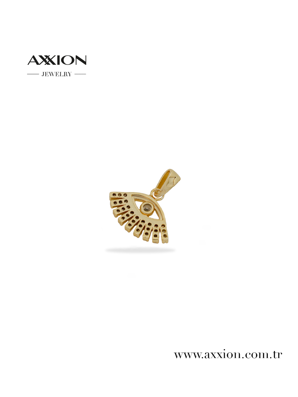 AXXION 14K Necklace Pendant GOLD