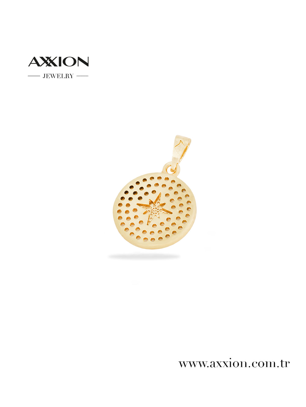 AXXION 14K Necklace Pendant GOLD