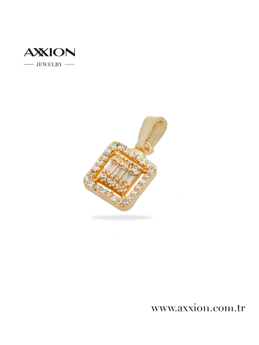 AXXION 14K Necklace Pendant GOLD