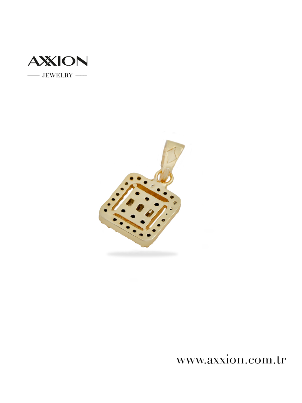 AXXION 14K Necklace Pendant GOLD